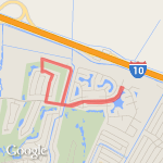 2.5 mile loop route map