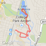 College Park 1 route map