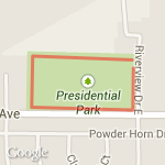 Presidential Park route map