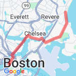 To Revere route map