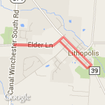 Home, South, Lithopolis route map