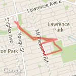 Alexander Muir Park Walk route map