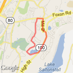 Neighborhood route map