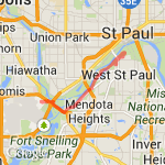 Fort Snelling Platform Home route map