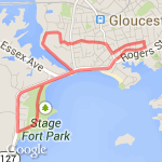 down town park canal route map