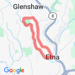 Pine creek mt royal loop route map