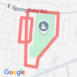 2 mile loop  route map