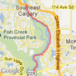 IMC 2k11 out and back  route map
