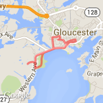 Hill repeats  short route map