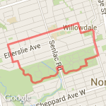 Cemetery run 5.2 km route map