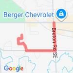 32nd to 28th route map