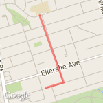 School run route map