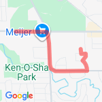 32nd to 28th via k-zoo route map