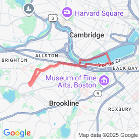 WATER - 11.97 Km route in 23 cummings rd, brighton, ma 02135