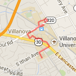 Weekend Run/5k route map