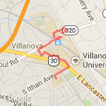 Standard 5K route map