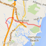 To GayLee Stables route map