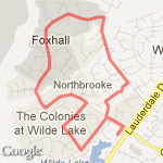 North Gayton Boogie route map