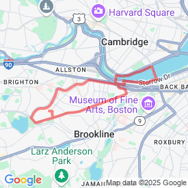 9 - 14.48 Km route in 23 CUMMINGS ROAD, BRIGHTON, MA