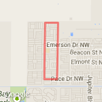 Training run route map