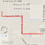 Long and slow run. route map