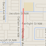 Interval training. route map