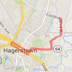 7 mile YMCA loop route map