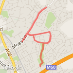 Flat run up to Alan Quine via KG and up down of park route map