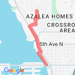 Water View route map