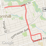 to steeles 6km route map