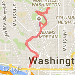 Rock Creek Parkway route map