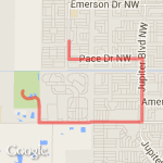 Slow, and steady. route map