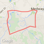 Pond - Lincoln  route map