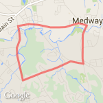 Pond - Lincoln  route map