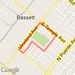 Quinceanera Run route map