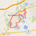 10.9 mi loop around SW cutoff route map