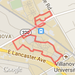 Night Run route map