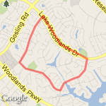 Panther Creek Loop route map