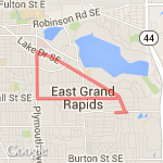 4 Miler - 2014 route map