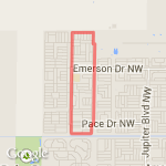 East run with some trials.  route map