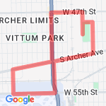 Archer 4 miler route map