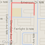 1st tempo run route map