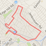 4ish glenside route map