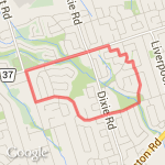 Glenanna-Fairport-Finch route map