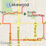 4 Mile Alternative route map