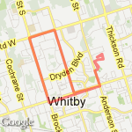 Garden-Brock-Anderson route map