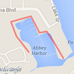 Harbor run route map