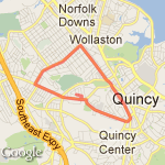 Hospital Hill to Beale to Adams route map