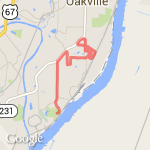 From Bee Tree route map