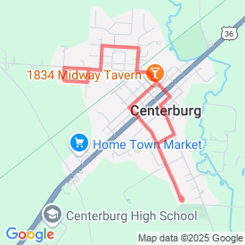 Run My Route - Running Map in town route 1
